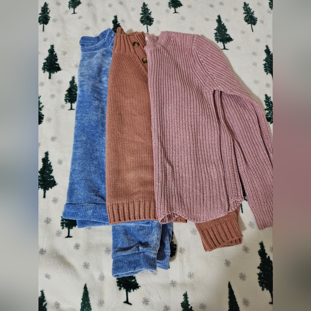 Girls Knit Sweaters